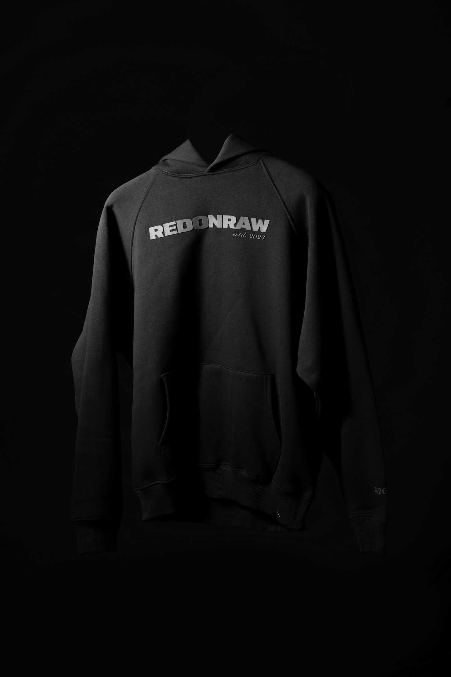 BASIC CHARCOAL BLACK HOODIE