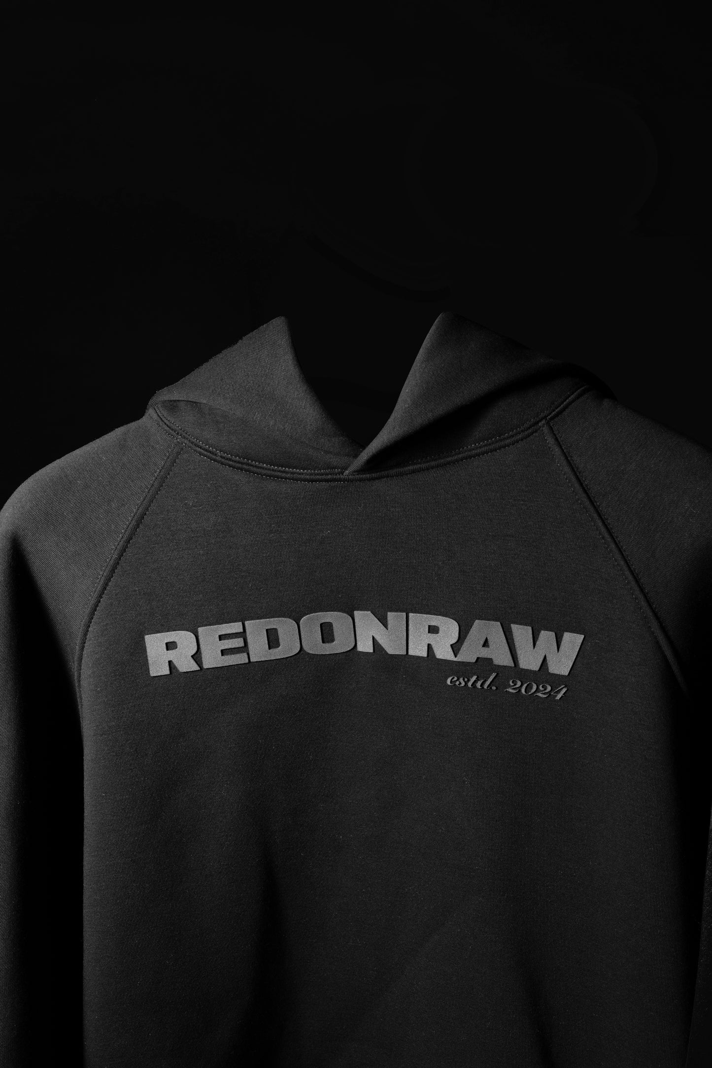 BASIC CHARCOAL BLACK HOODIE