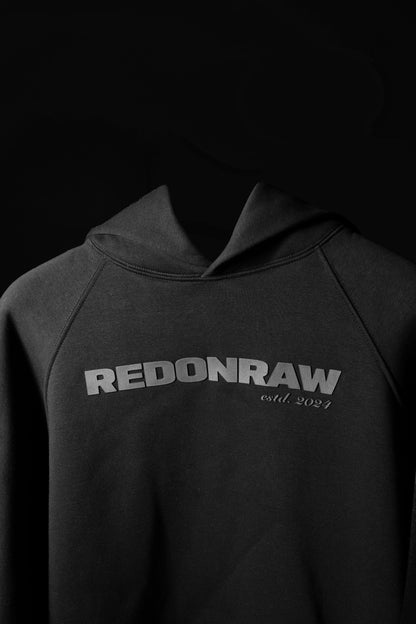 BASIC CHARCOAL BLACK HOODIE