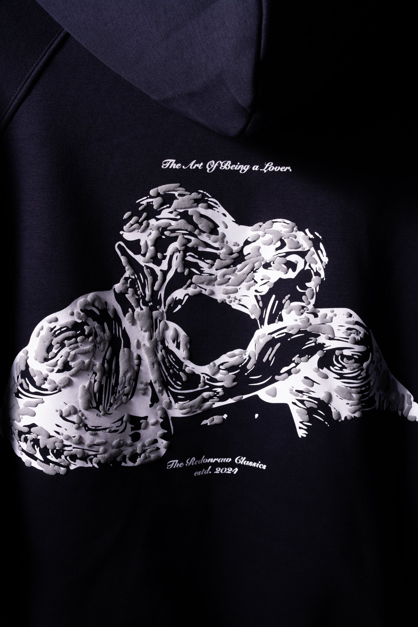 KISS HOODIE IN DARK NAVY