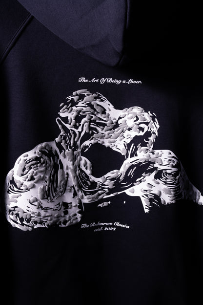 KISS HOODIE IN DARK NAVY