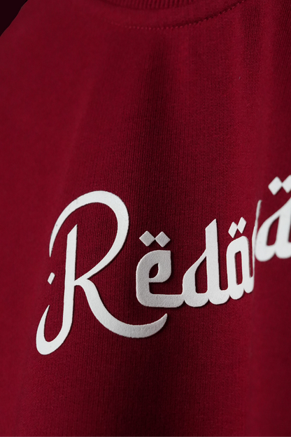 ARABIC TEE IN CRIMSON RED T-SHIRT
