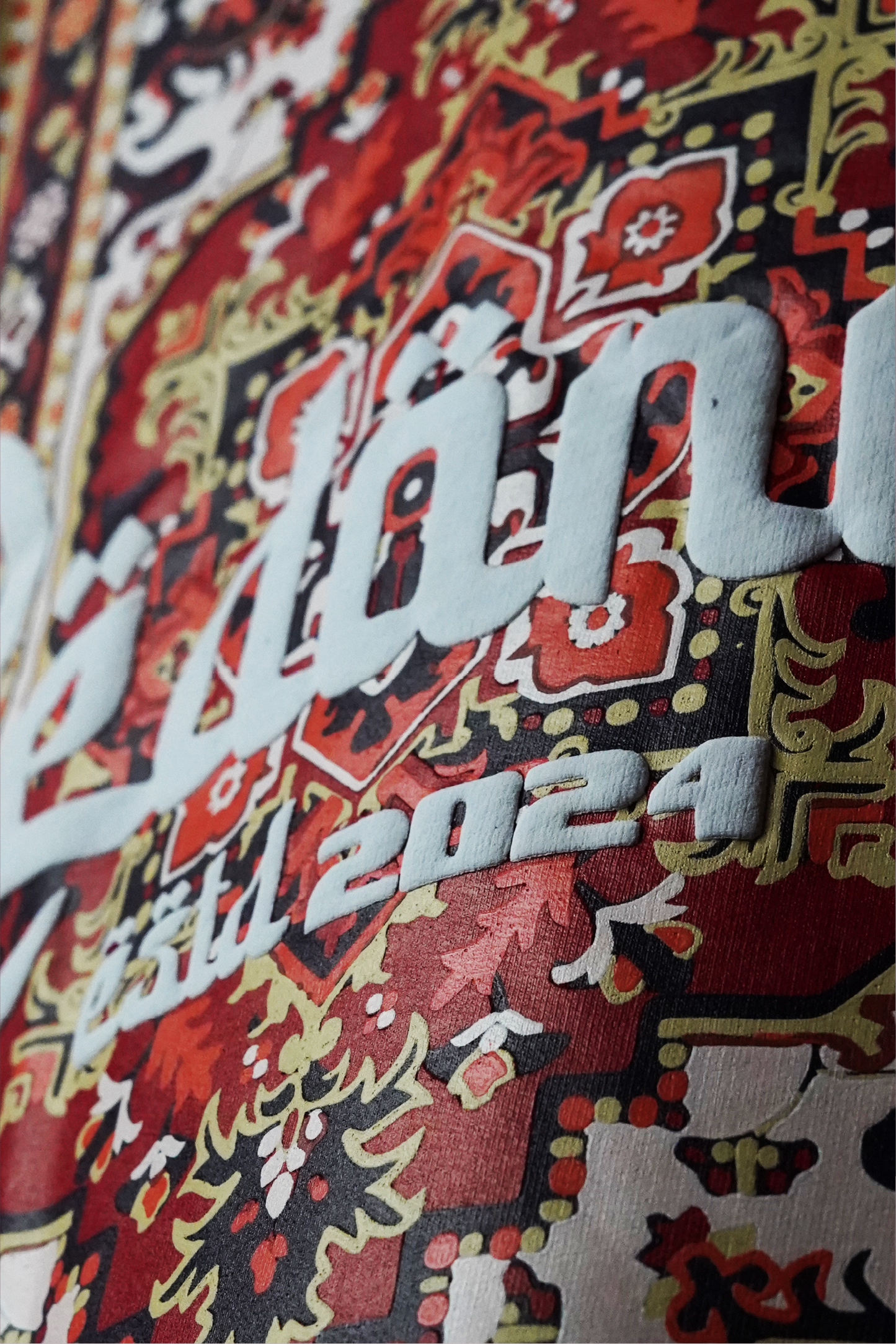 ARABIC TEE IN CRIMSON RED T-SHIRT