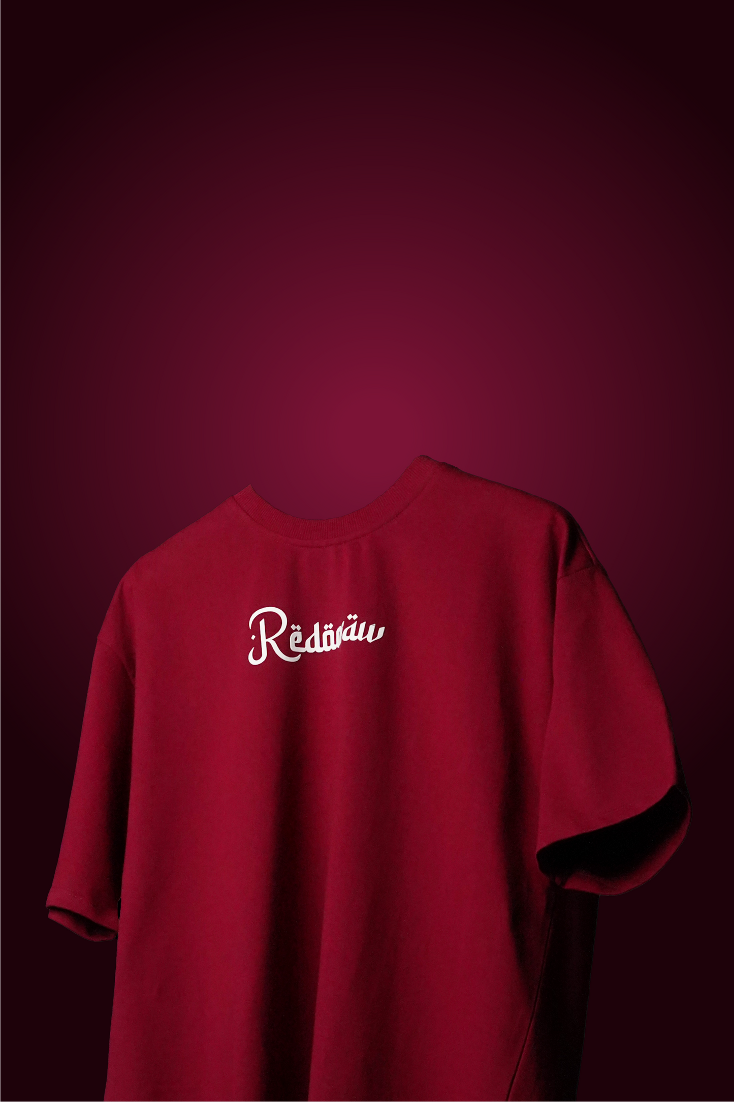 ARABIC TEE IN CRIMSON RED T-SHIRT