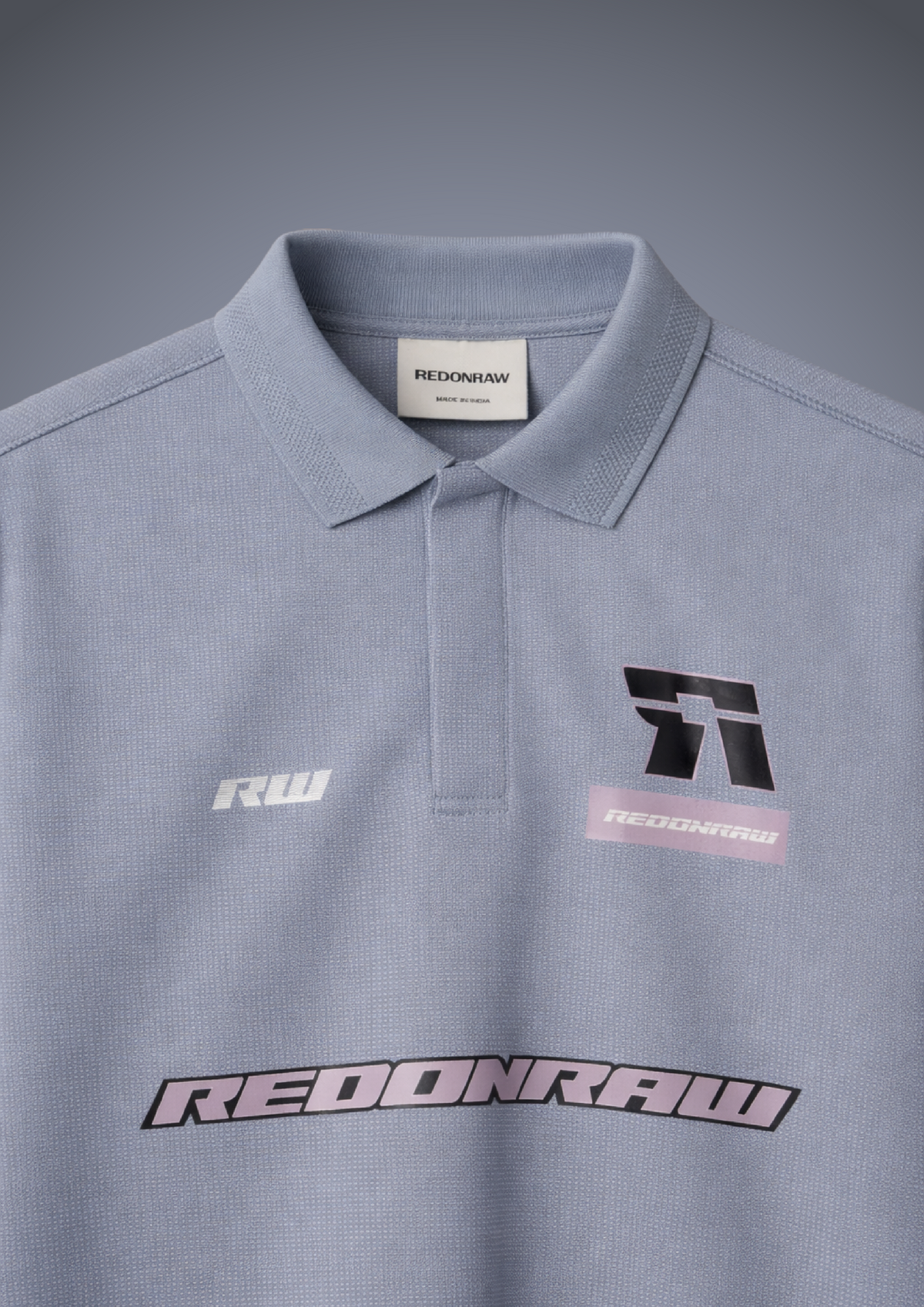 APEX POLO IN SLATE GREY