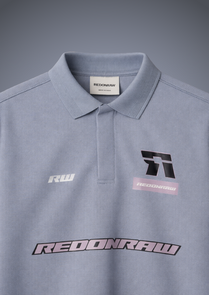 APEX POLO IN SLATE GREY