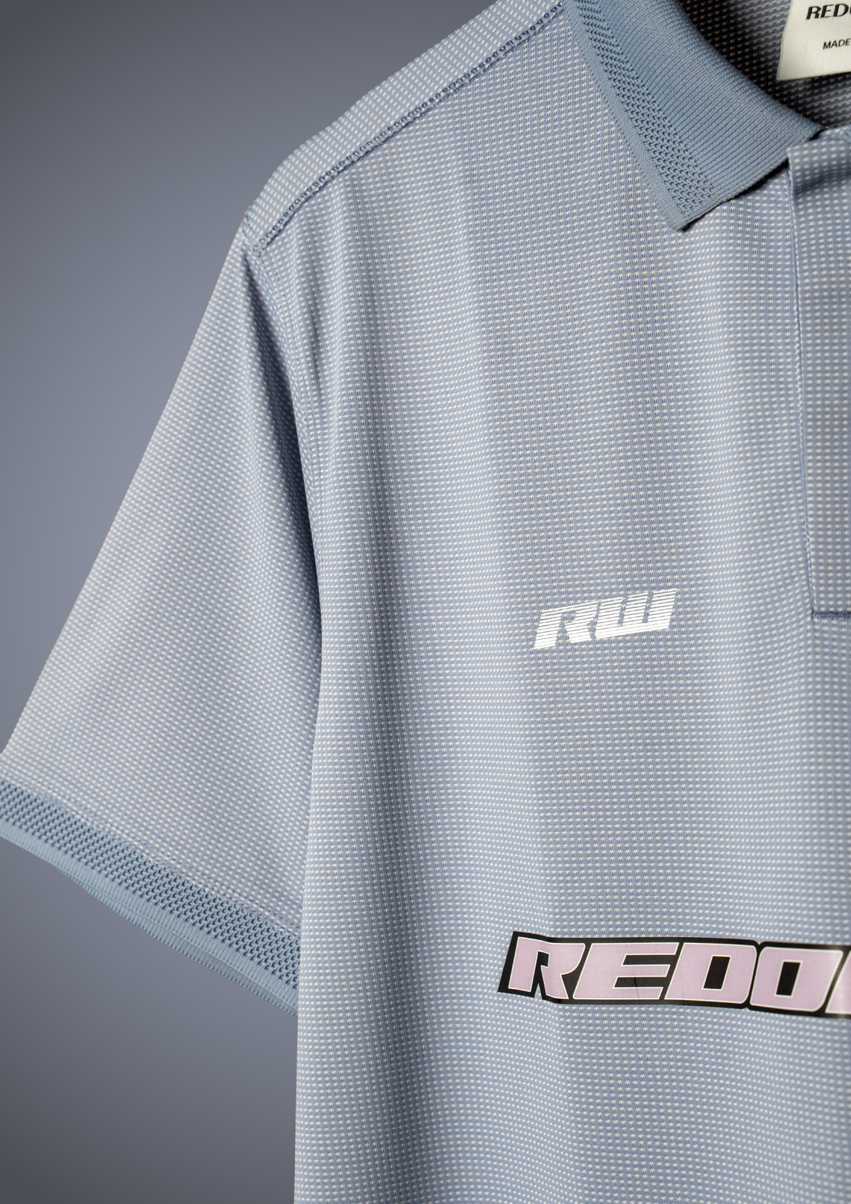 APEX POLO IN SLATE GREY