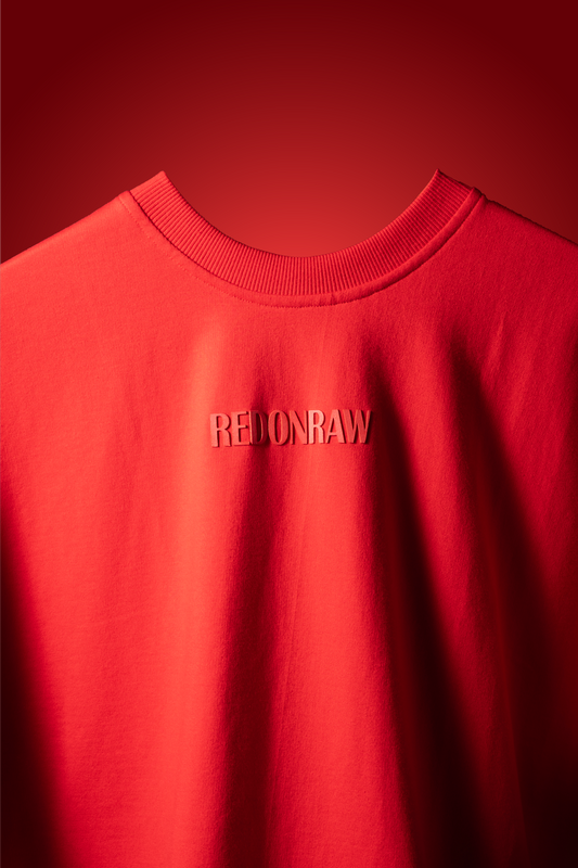 SCARLET RED BASIC T-SHIRT