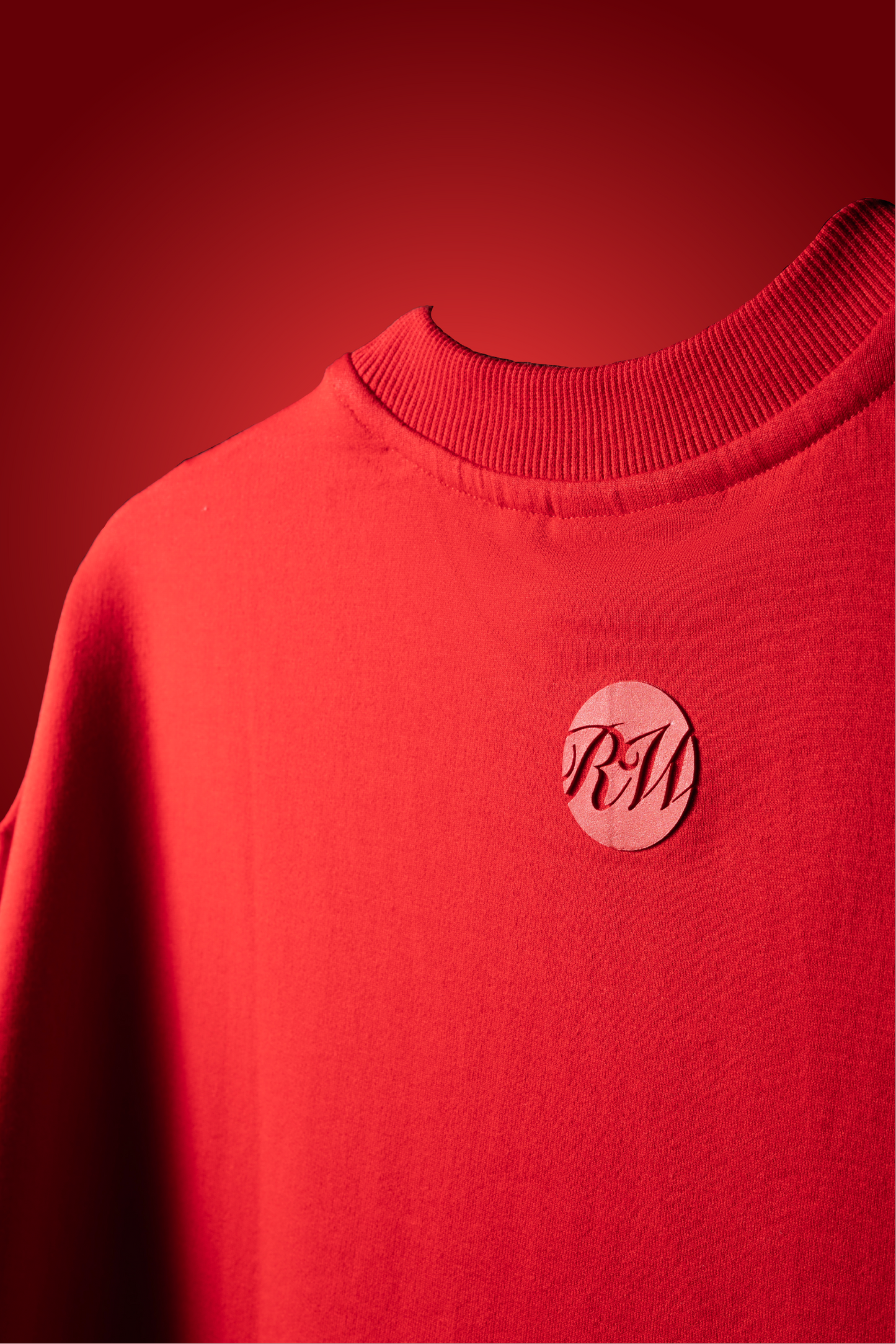 SCARLET RED BASIC T-SHIRT