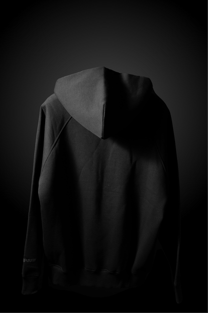 BASIC CHARCOAL BLACK HOODIE