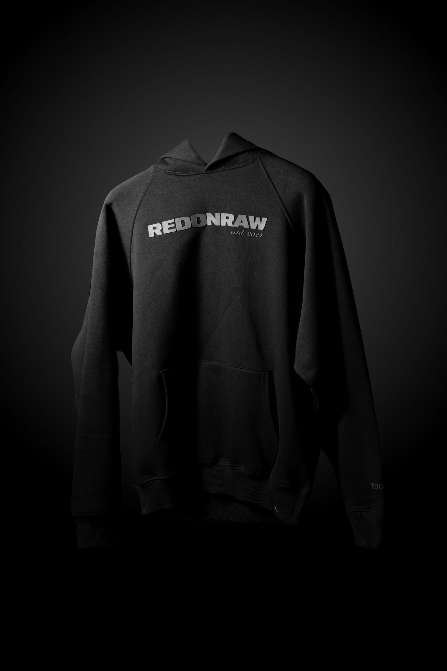 BASIC CHARCOAL BLACK HOODIE