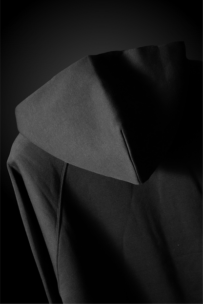 BASIC CHARCOAL BLACK HOODIE