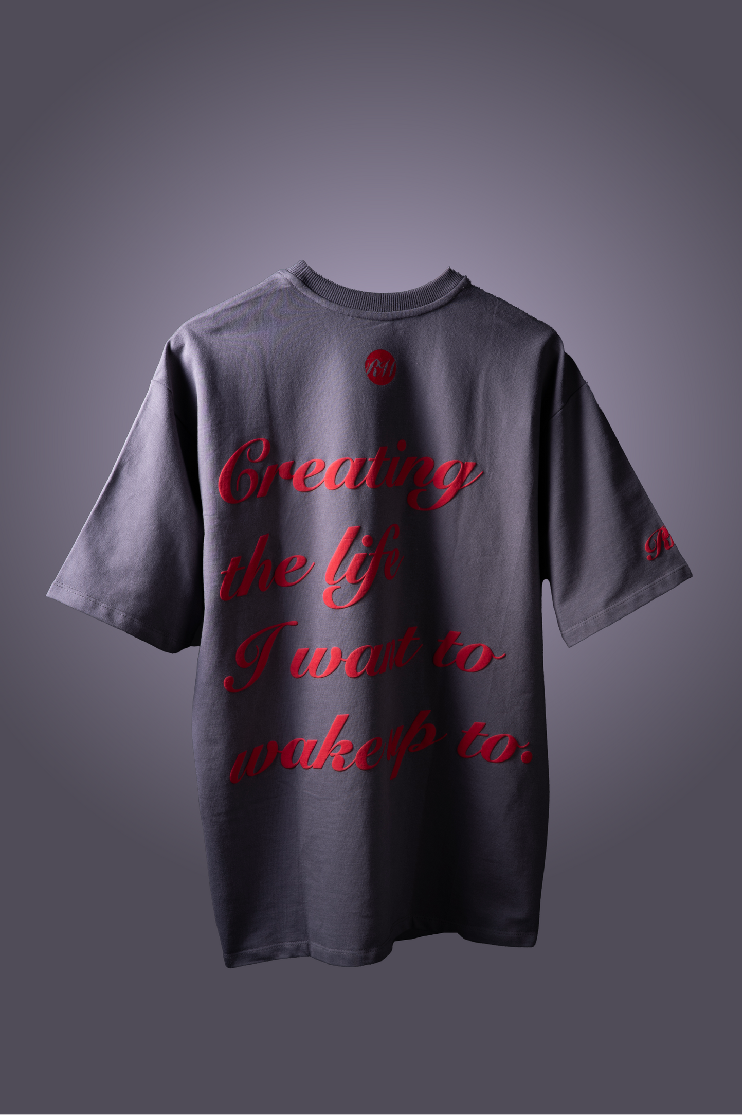 CREATING LIFE IN CEMENT GREY T-SHIRT