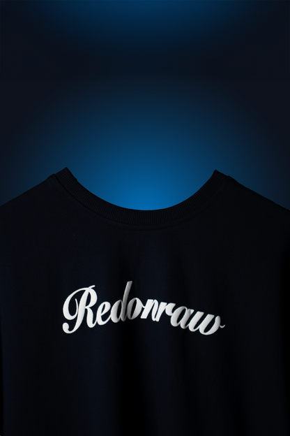 CREATING LIFE IN NAVY BLUE T-SHIRT