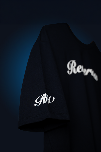 CREATING LIFE IN NAVY BLUE T-SHIRT