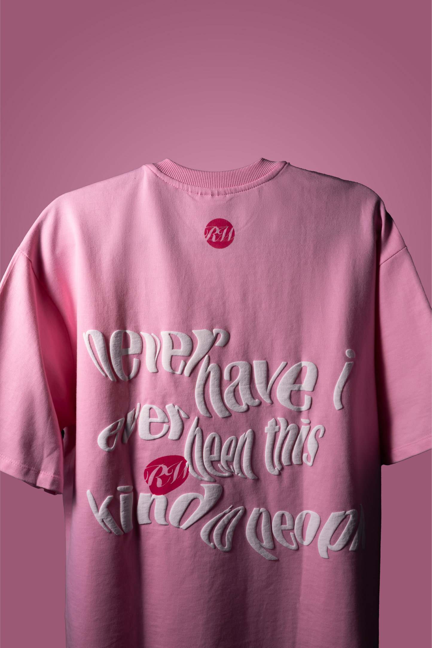 KIND PEOPLE IN BABY PINK T-SHIRT