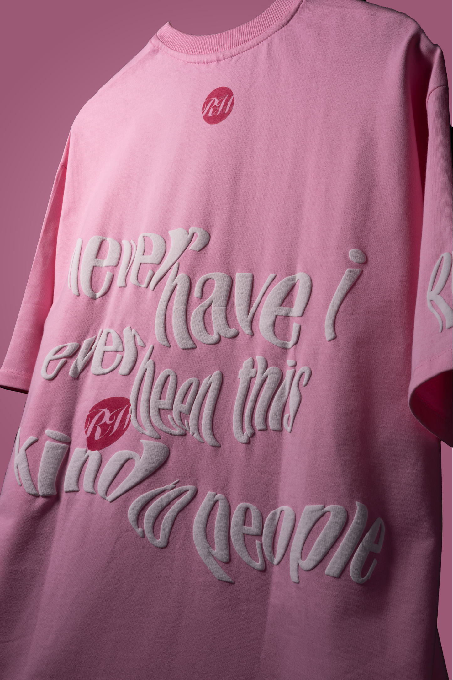 KIND PEOPLE IN BABY PINK T-SHIRT