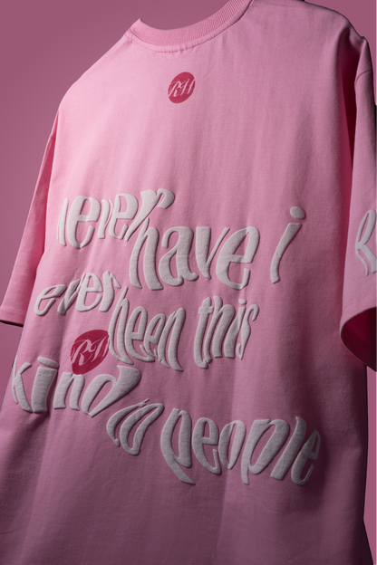 KIND PEOPLE IN BABY PINK T-SHIRT