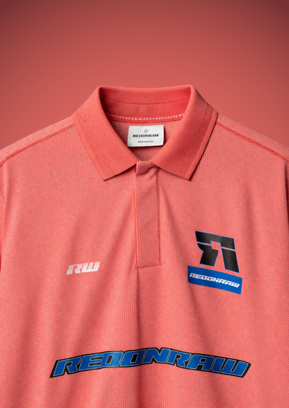 APEX POLO IN CORAL